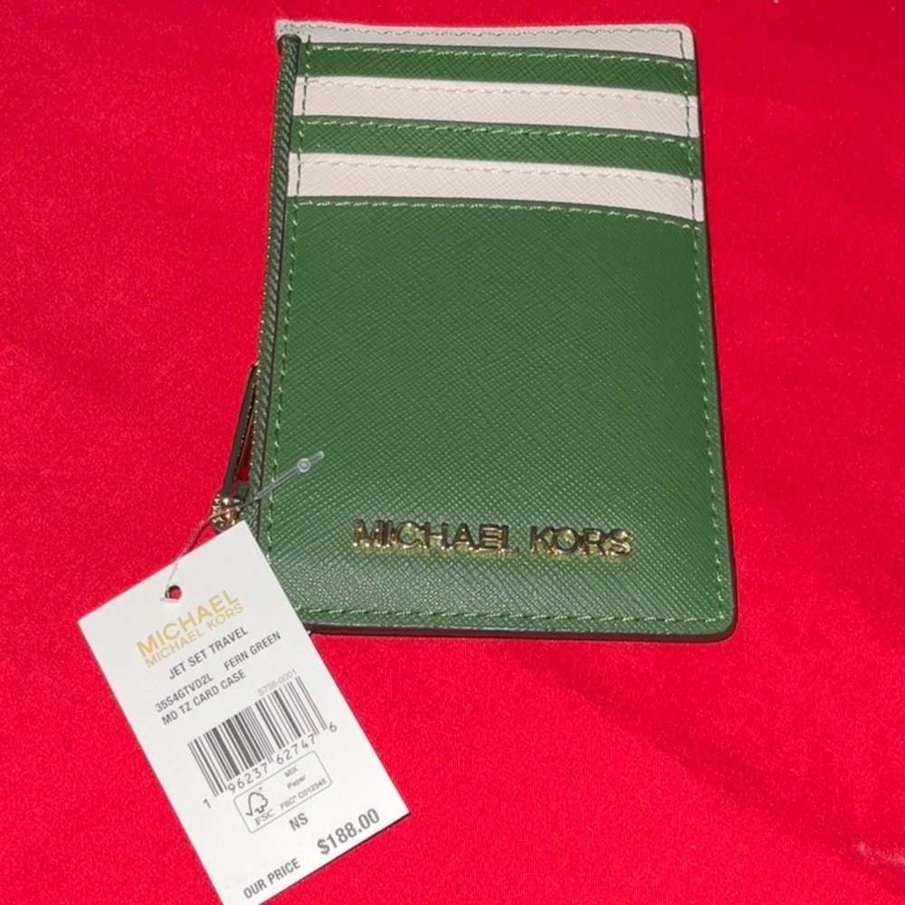 NWT Michael Kors Jet Set Card Case - Picture 8 of 16